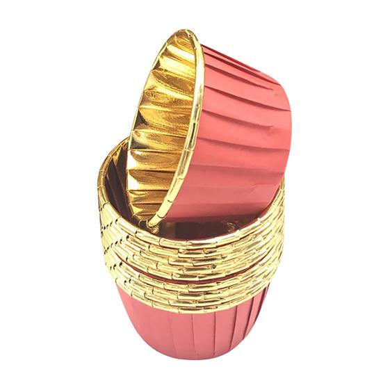 50 ks jednorázových pečících dortových fólií na muffiny, držáků na dezerty a košíčky