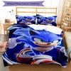 3pcs Sonic1 Design Cover Set - HD Printed Bedding with 1 Cover and 2 Pillowcases - Perfect for Home and Dorm Decor