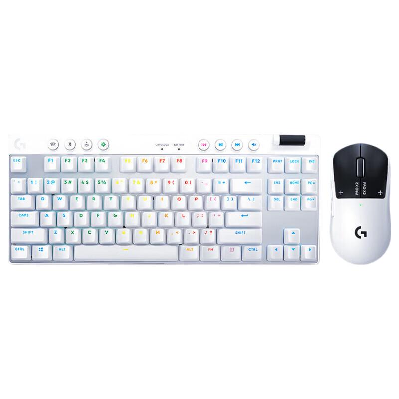 

Logitech PRO X TKL Keyboard & GPW5 Snow Leopard Mouse Bundle