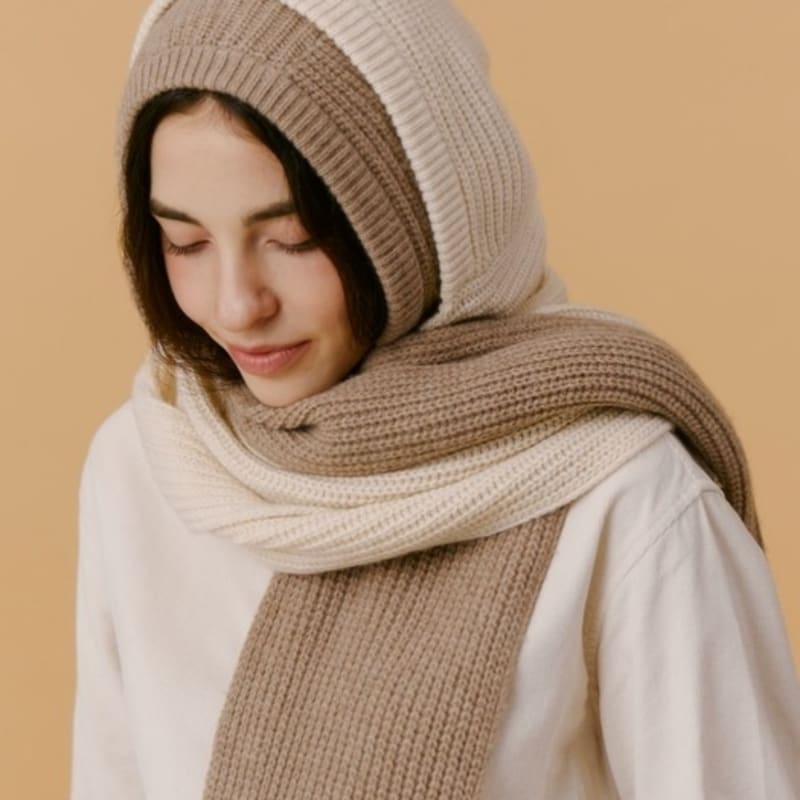 JOSEPH & STACEY Cashmere Volumed Muffler Balaclava (4Color)