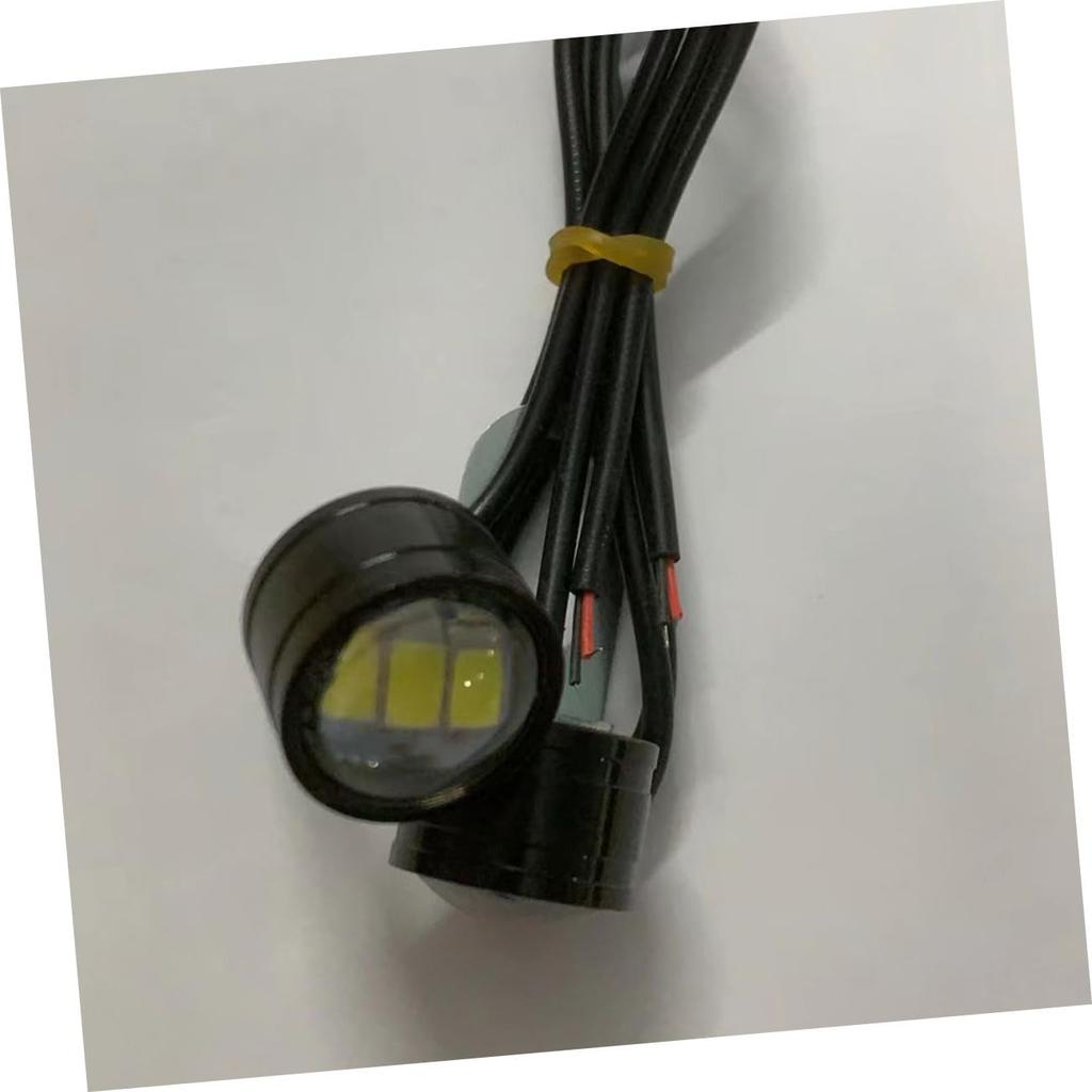 CONGARTENO 4pcs Eagle Eye Light Car Daylight White High Bright Energy Saving Reverse Backup Lamp Waterproof Design for Bike Truck