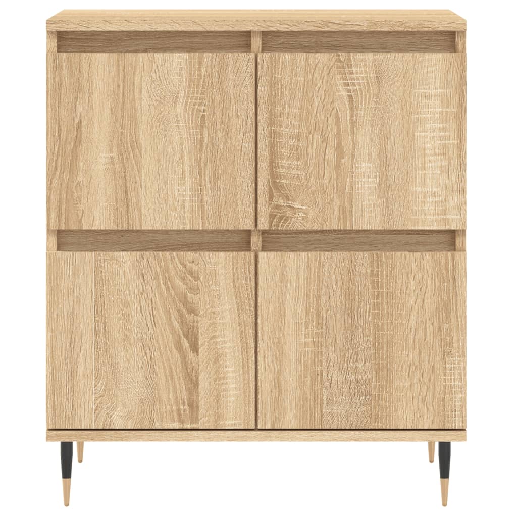 Vidaxl Chest of Drawers, Sonoma Oak, 60X35X70 Cm, Wood-Based Material
