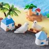 Micro Landscape Sea Bird Seagull Pigeon Miniature Fairy Garden Home Houses Decor Beach Plate Landscaping Decor DIY Accessories