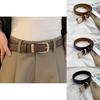 Wide Brown Elegant Metal Buckle Belt For Women In Vintage Fashion Perfect For Autumn 2023