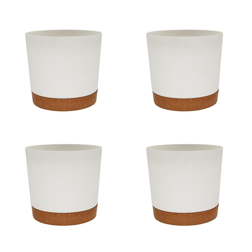 

4X Цветочный горшок Поддон для растений Садовые принадлежности Бытовые принадлежности 6,5-дюймовые 8-дюймовые дренажные отверстия Самополивающиеся участки 8 inch