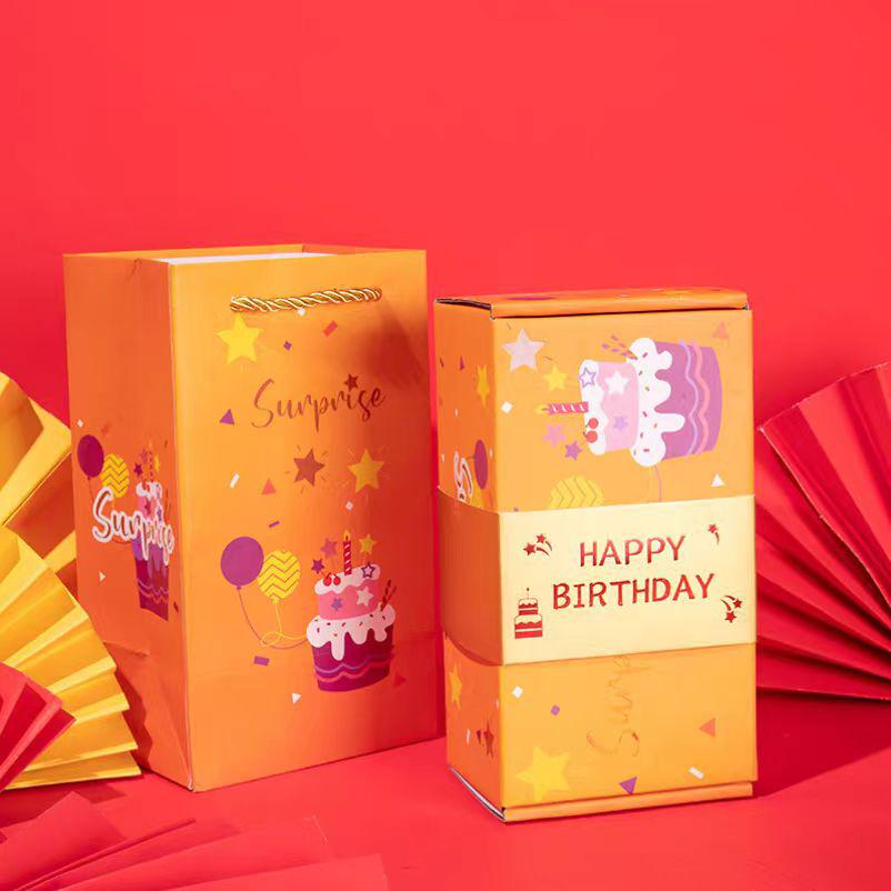 Douyin Style Pop-up Red Envelope Gift Box for Birthday, Qixi Festival, or Valentine's Day Celebrations