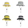 Summer Mens Outdoor Wide Brim Fishing Hat With Breathable Polyester Sun Protection For Casual Wear