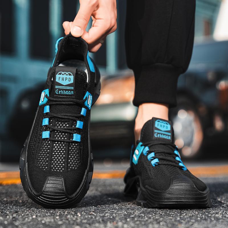 Fashion Men Shoes Summer 2025 New Breathable Mesh Hollow Tennis Shoes Man Running Sneakers Casual Sports Walking Shoes Tenis Masculino