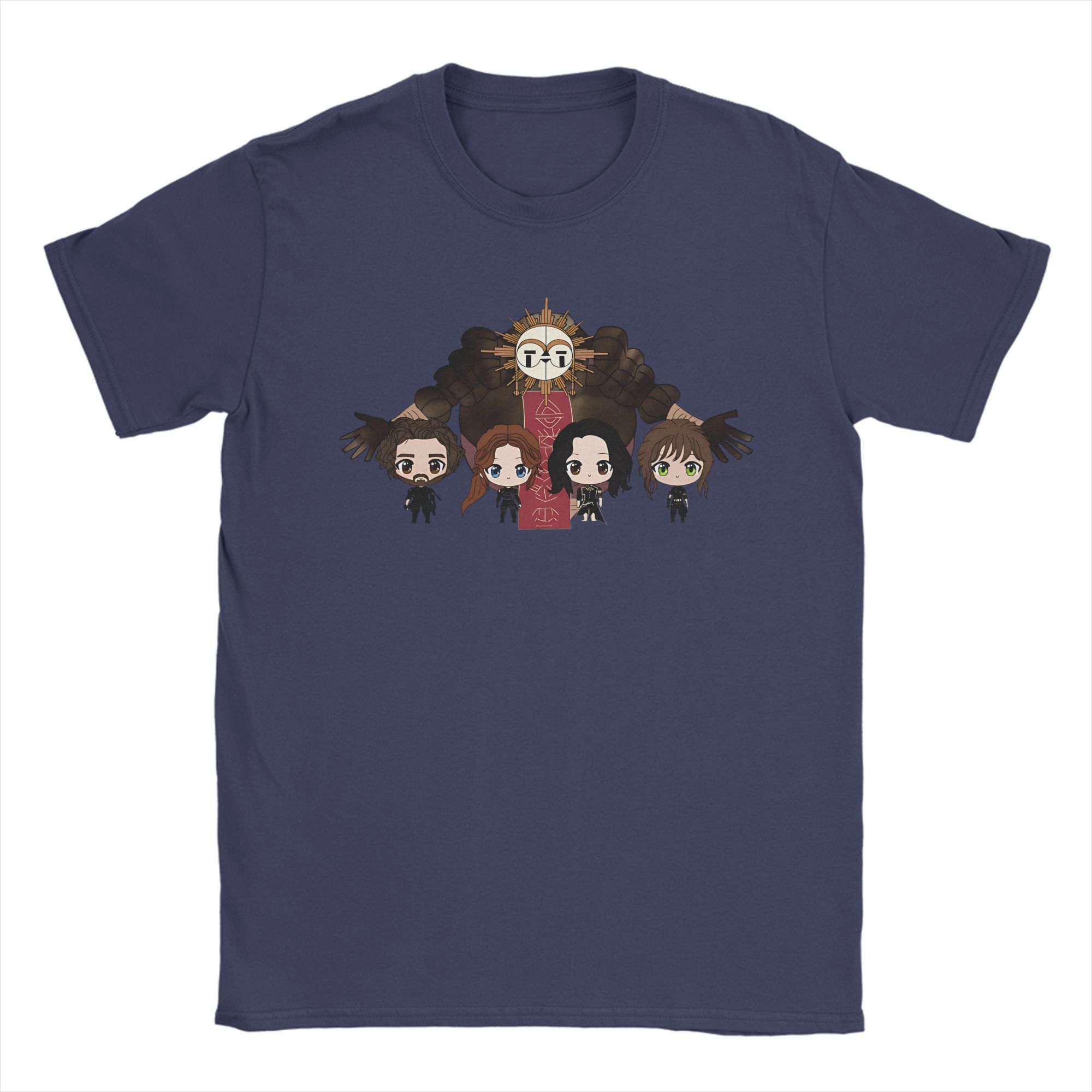 

Men TShirts Chibi Lune Clair Obscur Expedition 33 Casual 100 Cotton Tee Shirt Short Sleeve T Shirt Crewneck Clothes Plus Size 4XL