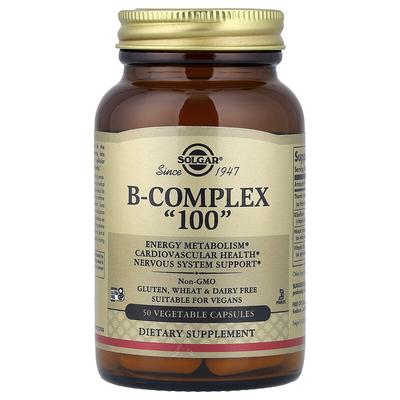 Complejo B "100", 50 Cápsulas Vegetales