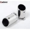 Rear Exhaust Muffler Tip Pipe For Volkswagen VW Tiguan 2009-2012 2013 2014 2015 Steel Car Tail Pipes Silencer Trim Accessories