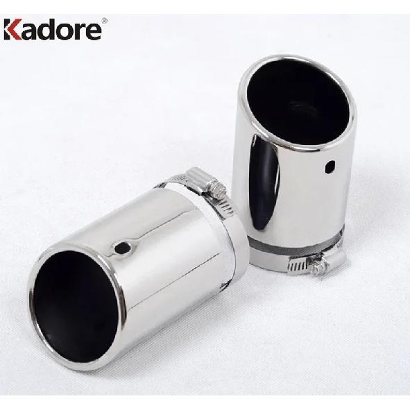 Rear Exhaust Muffler Tip Pipe For Volkswagen VW Tiguan 2009-2012 2013 2014 2015 Steel Car Tail Pipes Silencer Trim Accessories