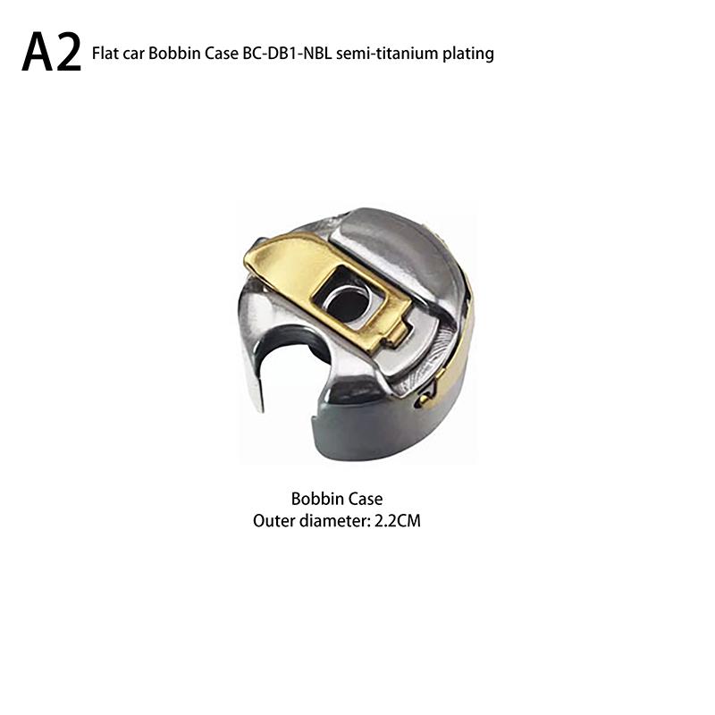 

Титановый шпульный колпачок для швейной машины со стальной пластиной для аксессуаров для промышленной швейной машины, устойчивый к высоким температурам