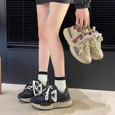 Forrest Gump Shoes Women's 2024 Summer New Fashion Korean Version Platform Versatile Summer Explosion Leisure Sports Female Dad Shoes