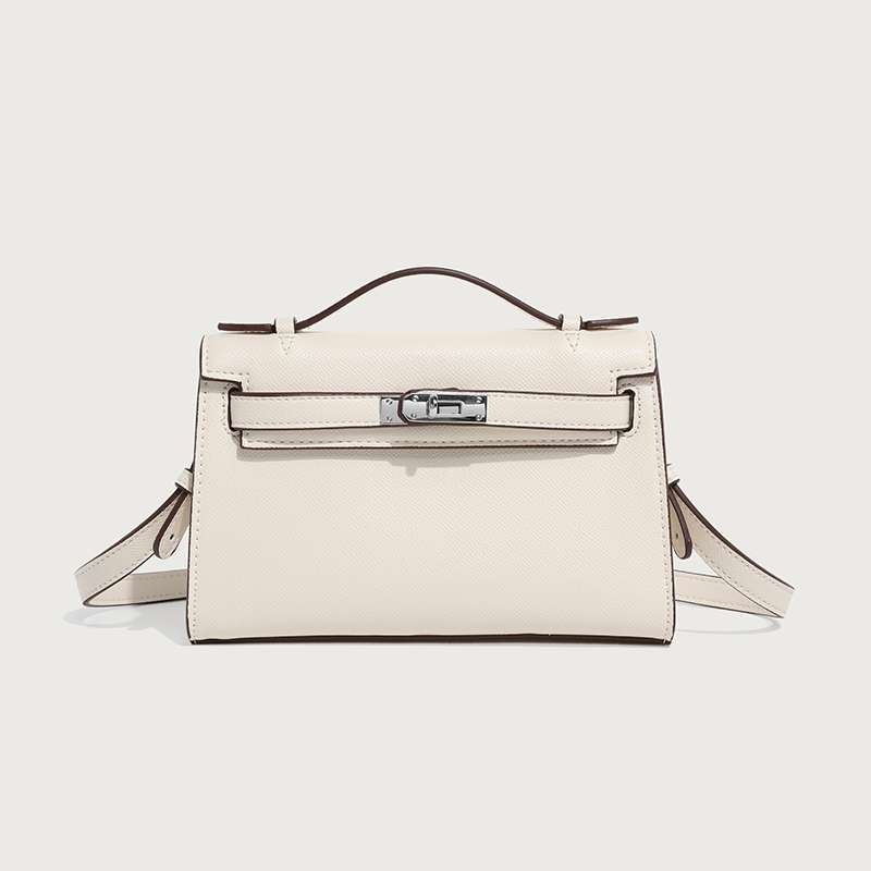 Geantă Pătrată Mică Navetă Simplă La Modă și Clasică Versatilă Pe Un Umăr Înclinată Peste Corp Geantă de Dama de Mână Senzație High-End