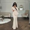 2025 cross-border European and American autumn new lapel temperament commuter top waist hip wrap one step skirt women's clothing