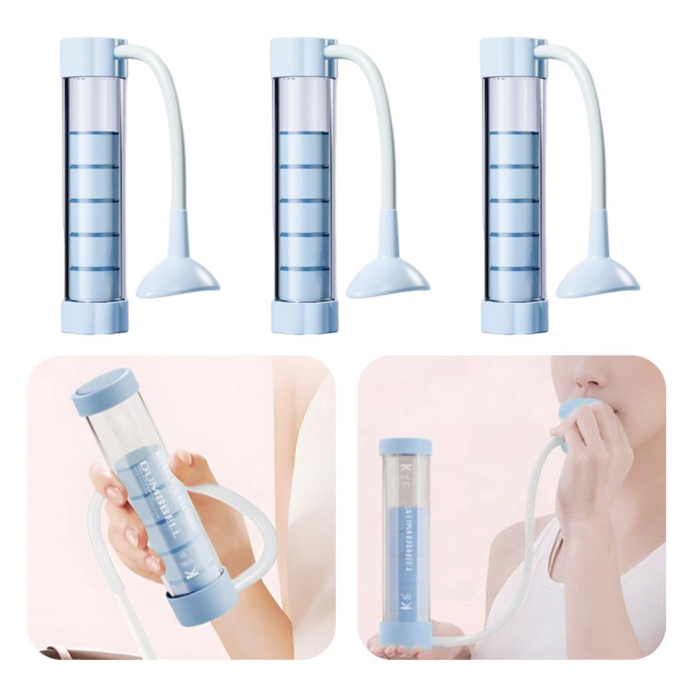 1 Set Breathing Exercise Device Abdominal Muscle Trainer Deep Breathing Dumbbell Men Women Adults Lung Capacity Training Device