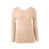 Soft Supima Cotton 100  Women S Long Sleeve Underwear Top  Wlg2355c 