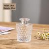 Retro Embossed Transparent Glass Vase: French-Inspired Luxury Home Decor for Living Room