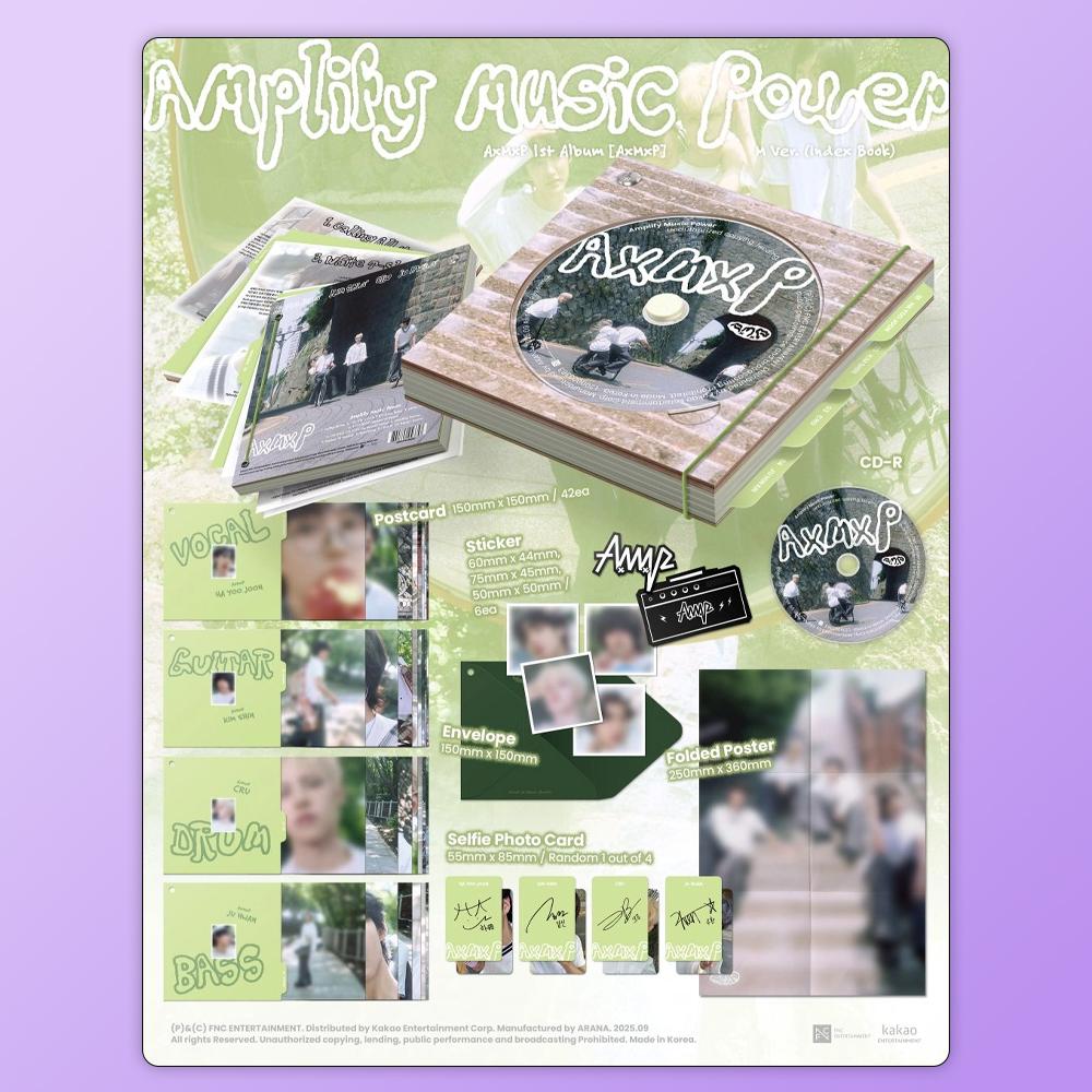 (PRE-ORDER) AxMxP - 1st Album AxMxP (M Ver.)