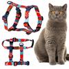 GUARD CAT HARNESS for Walking with Adjustment for a Small Ukory Kitten, COLORFUL