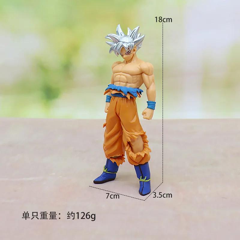 In Stock Anime Dragon Ball Z Super Saiyan  Model Son Goku Scene PVC Action Figure 18cm Statue Collectible Action Model Toy Gifts