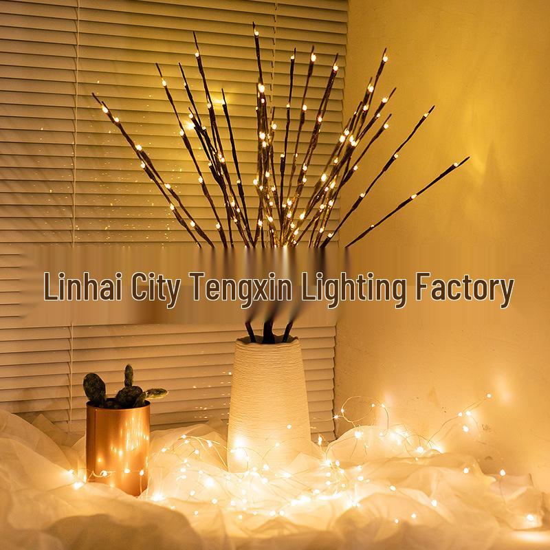 Colorful LED Tree Branch Vine Lights for Room Decoration