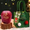 Cartoon Christmas Candy Bag Santa Cookies Storage Bag Xmas Snacks Handbag  New Year Gift