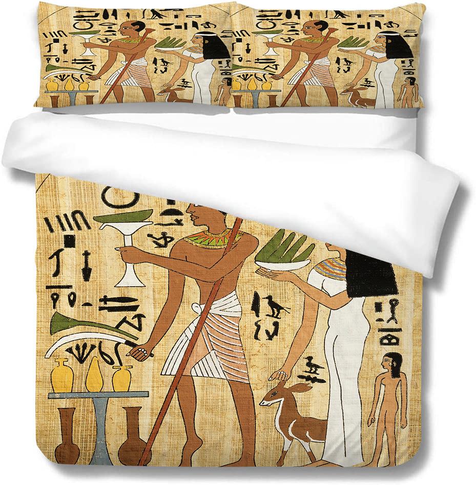 African 3D Digital Printing Polyester Quilt Cover Pillowcase Two Or Three-Piece Set