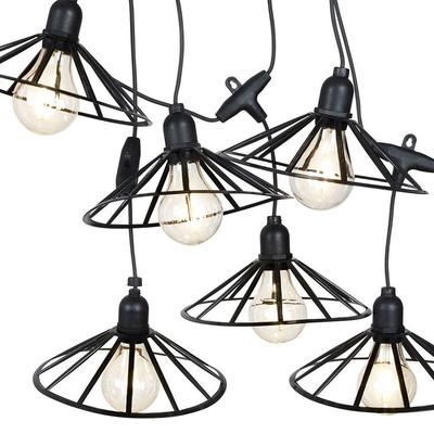 Garden Outdoor Glowing String Lights 6x Bulb Light Chain