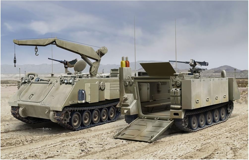 Platz Dragon Scale Israeli IDF M113 Fitters Chatap Field Repair Vehicle Set of 2 Plastic Model Kits 1/35 & (DR3622) (Combat Vehicle)