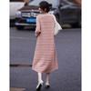 Demana French Retro Breathable Knit A-Line Dress