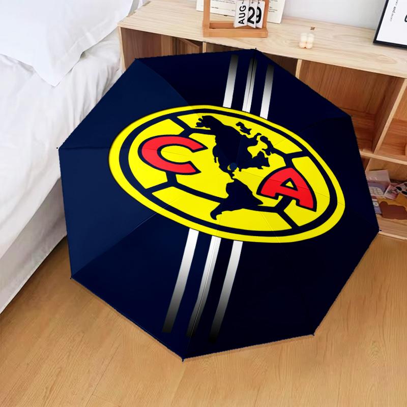 Club America Emblem Umbrella Folding umbrella, automatic umbrella 8-Frame for Travel, camping Use Gift for Halloween Christmas