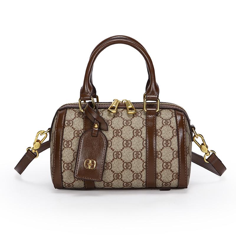 

Элегантная женская сумка через плечо в винтажном цветочном стиле - Большая вместимость, универсальная и роскошная