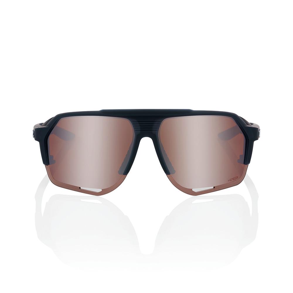 Baegpeosenteu Novik, Soft Tact Crystal Black - Hyper Crimson Silver Mirror Lens
