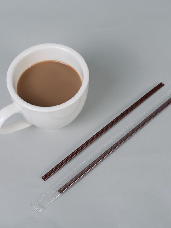 Individually Wrapped Plastic Coffee Stirring Straws
