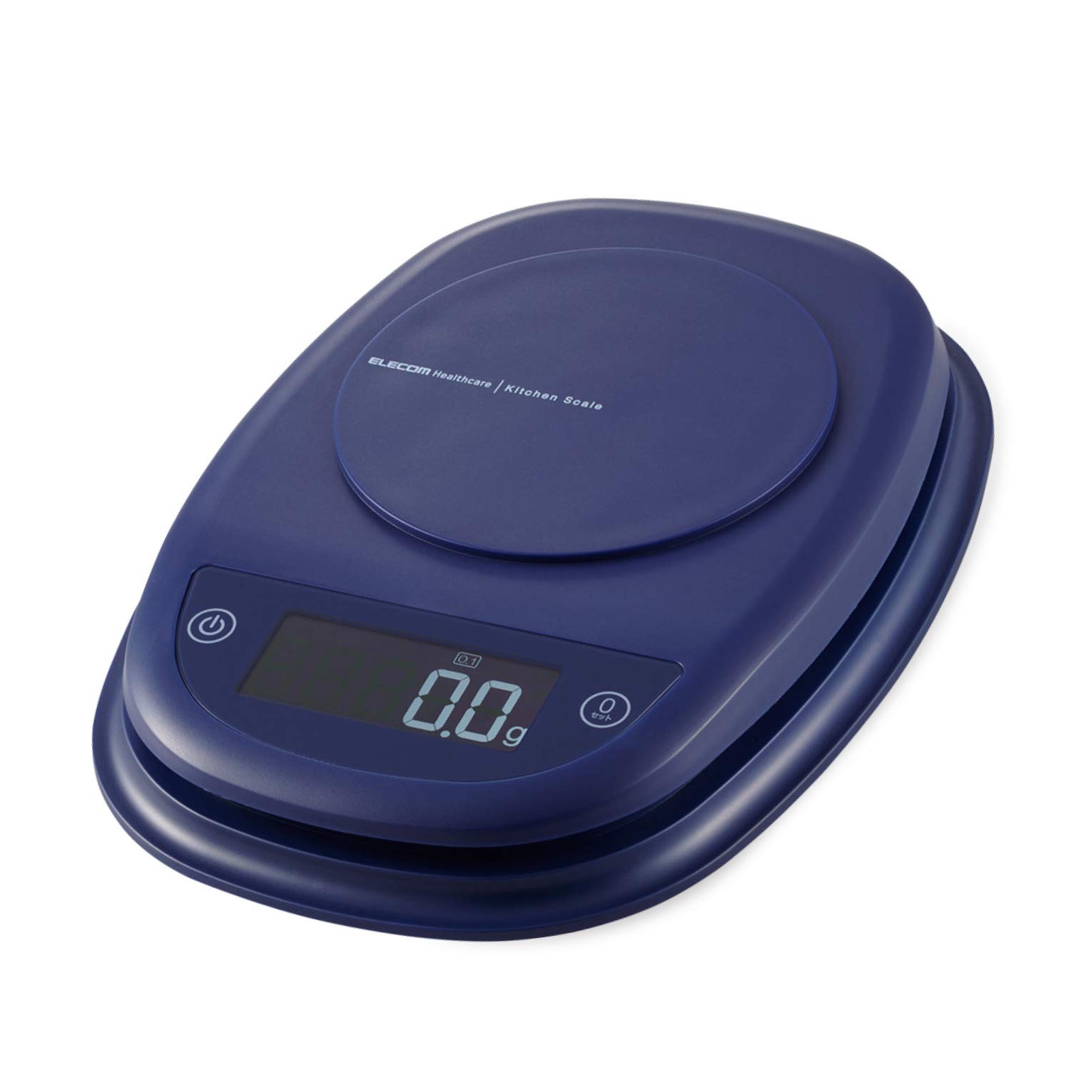 

ELECOM Кухонные весы Максимум Минимум, 2 кг, Дисплей 0,1 г, Темно-синий, HCS-KS01NV