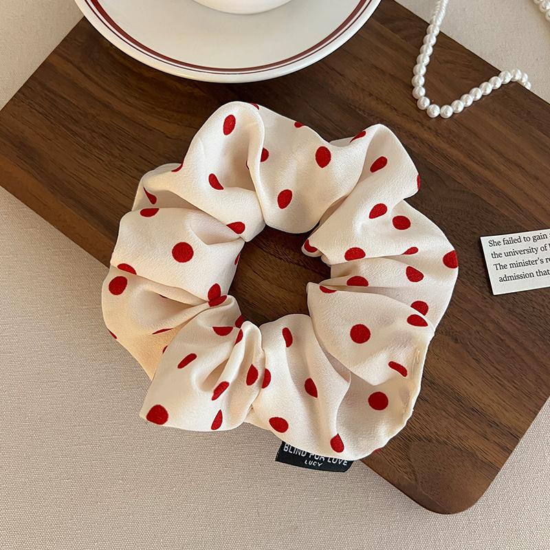 

Корея Милые в горошек Клетчатые Скранчи Женские Девичьи Эластичные Резинки для Волос Аксессуары Завязка Кольцо для Волос Веревка Головной убор Головной убор Украшение about 12 cm