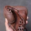Johnature Ethnic Style Summer Boots Retro Genuine Leather Hollow-out Soft Sole Breathable Women's Shoes