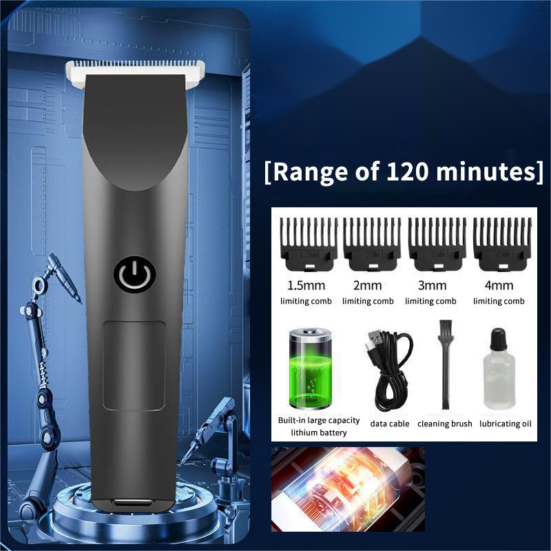 Electric Hair Trimmer Adjustable Cutter Head Design Men Professional Barber Cutting Shaving Machine Usb Charging For Home Salon