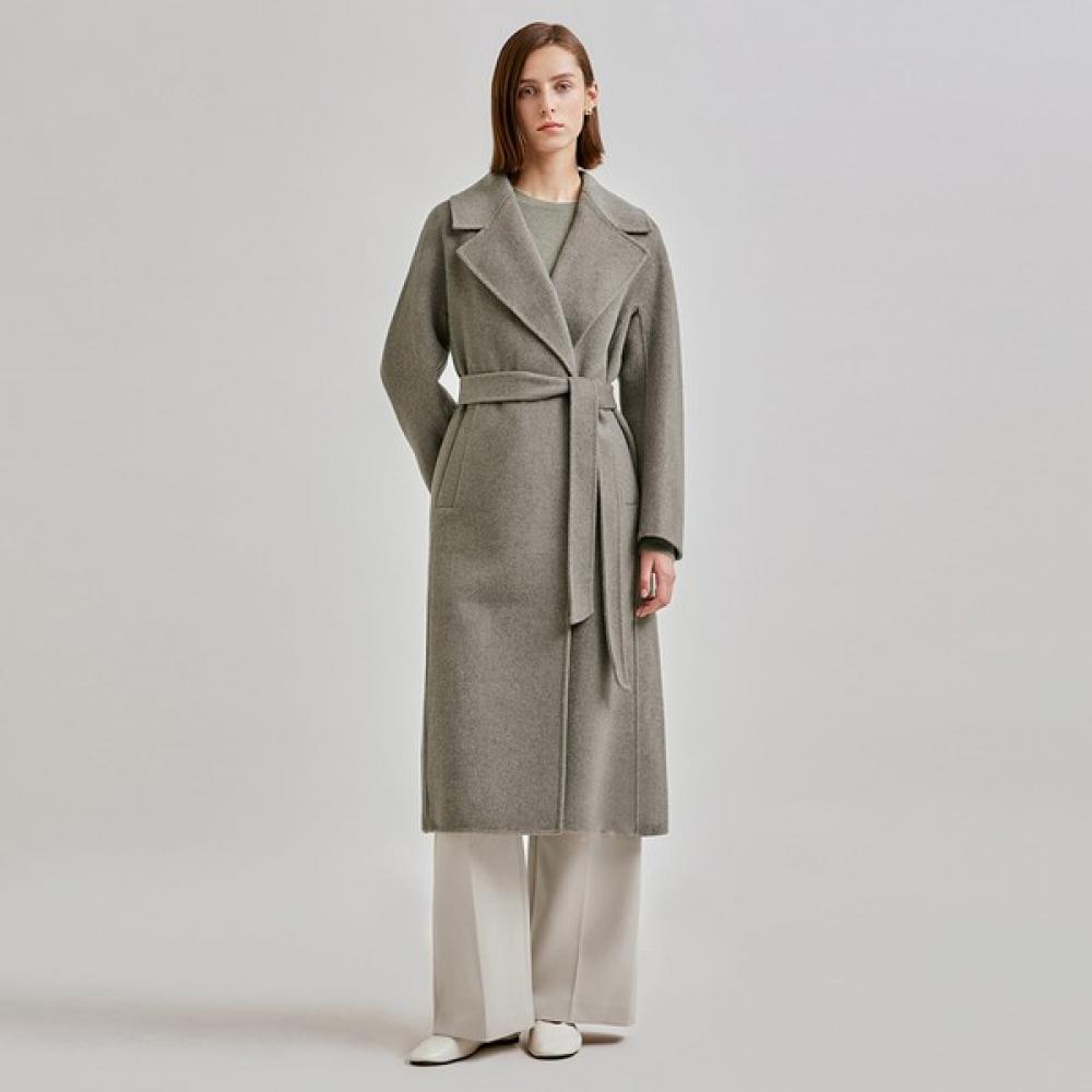 

She S miSS caShmere Belted Handmade Coat Swhctn41130 Ivory/66
