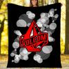 V-VOLCOM LOGO4 printed throw blanket—lightweight,soft,warm;versatile blanket for all seasons—perfect as &air-conditioning throw,nap blanket