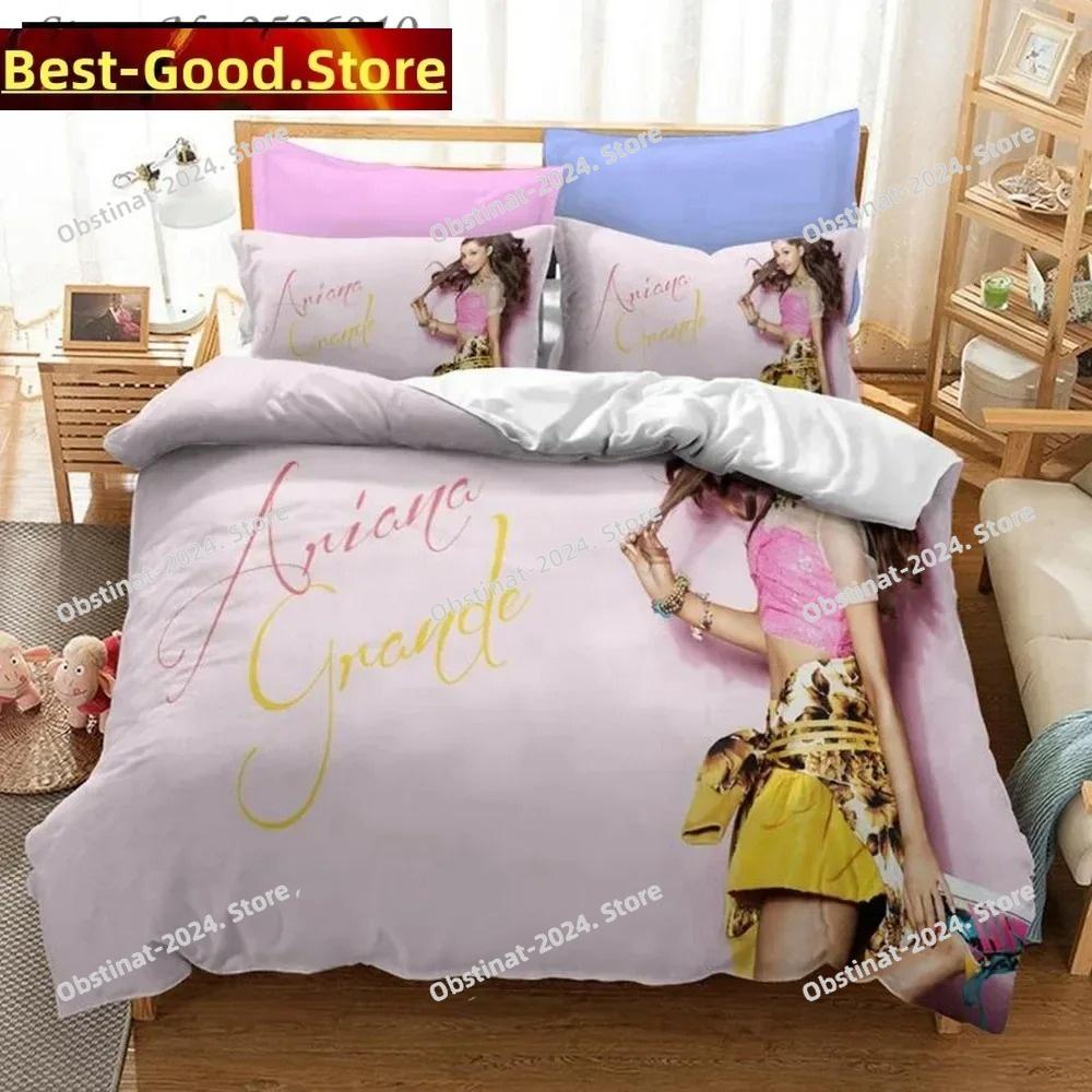 Popular Singer 3D Character Bedding Set Printed Bed Set Duvet Cover Sheet Pillowcase Bed Soft Quilt Cover Full Queen King Size