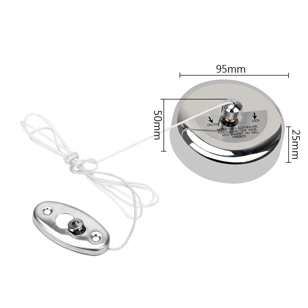 Laundry Hanger Home Storage Clothes Dryer Organiser Retractable Clotheslines Portable Stainless Steel