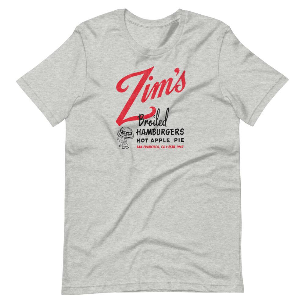 ZIM S Broiled Hamburgers Restaurant Tee Shirt Unisex T-Shirt M