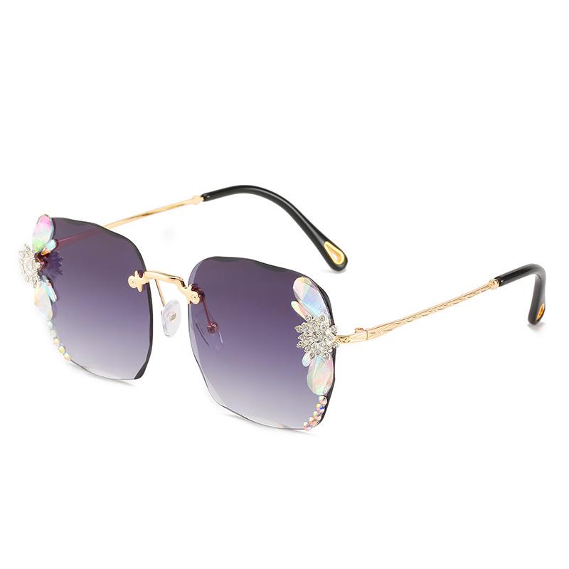 JYL Sunglasses Uv Protection Driving Round Face Internet Famous  3055 A-15495 рубер