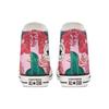 Converse Chuck Taylor All Star High Jungle Scene - Pink Floral Print Unisex Sneakers Egret Black 171077C