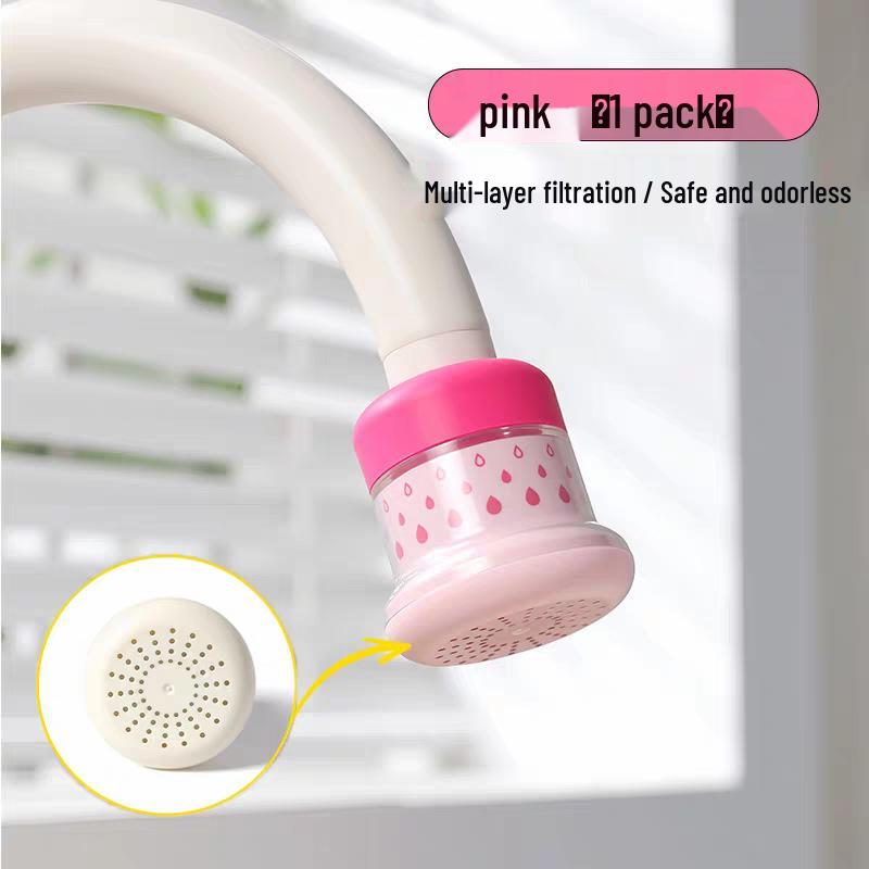 Fresh Faucet Multi-layer Water Purifier - Splash-proof Kitchen Filter for Vegetable Washing 1 piece, Multilayer Filter, Splash-proof