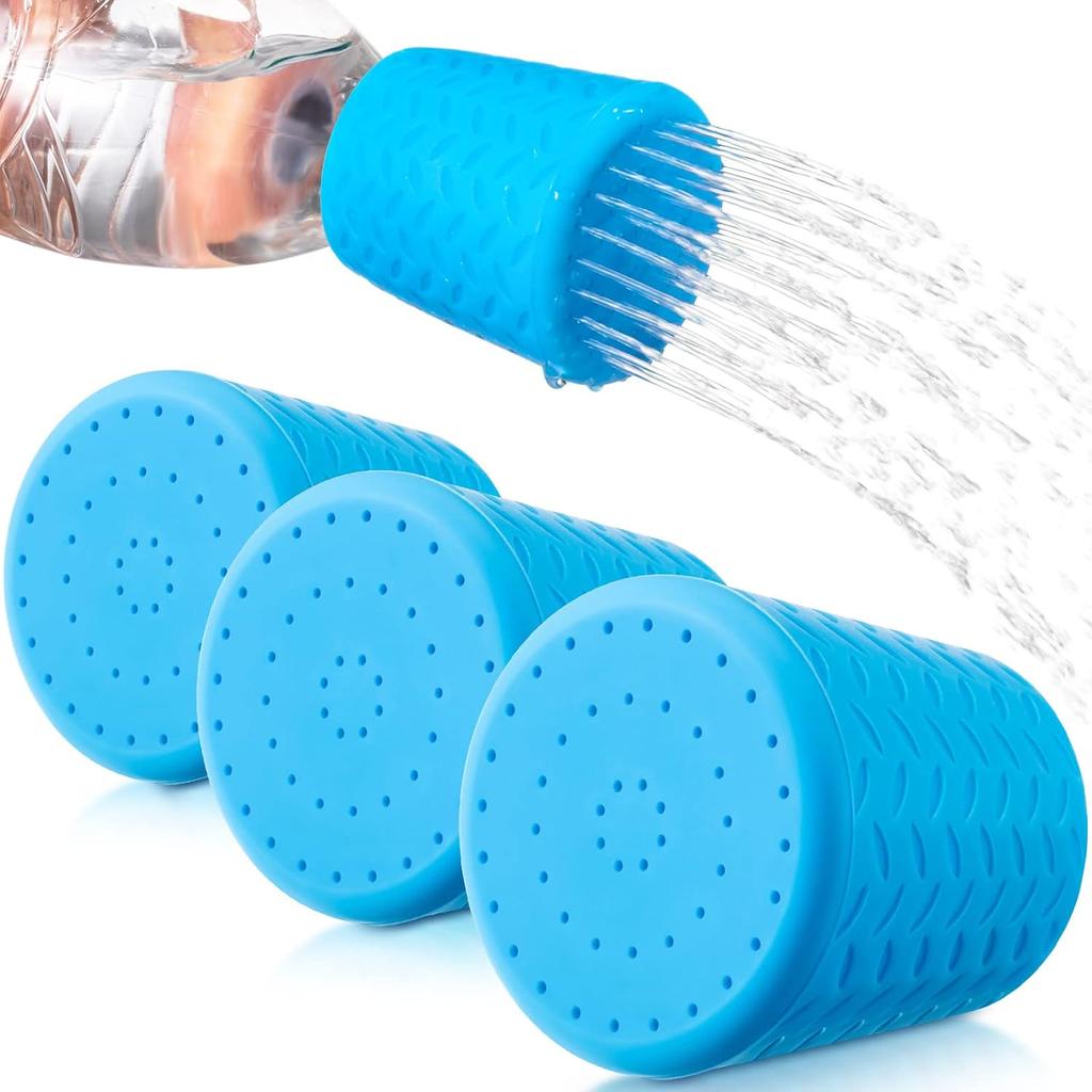 Silicone Pet Shower Head Dog Shower Head Bottle Attachment Portable Pets Shower for Pet Travel Shower  Dog Paw Cleaning Supplies