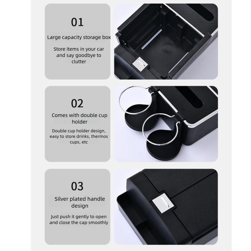 Wear Resistant Center Console Armrest Cushion Arm Rest Heightening Pillow Car Accessories